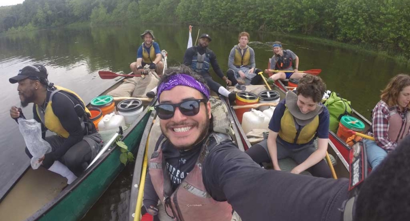canoeing outdoor adventure program for adults